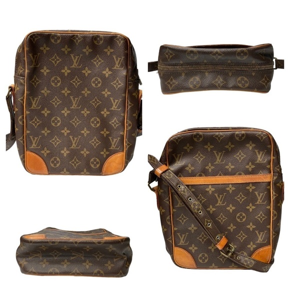 Authentic Louis Vuitton Monogram Danube MM Large Crossbody Bag & Dust Bag - Picture 4 of 15